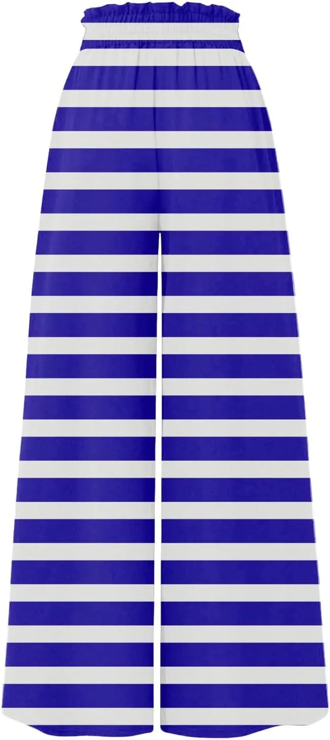 ADHOWBEW Maxi Skirts for Women Bohemian Floral Print Elastic Waist Cotton African Sexy Smocked Casual Flowy Skirts