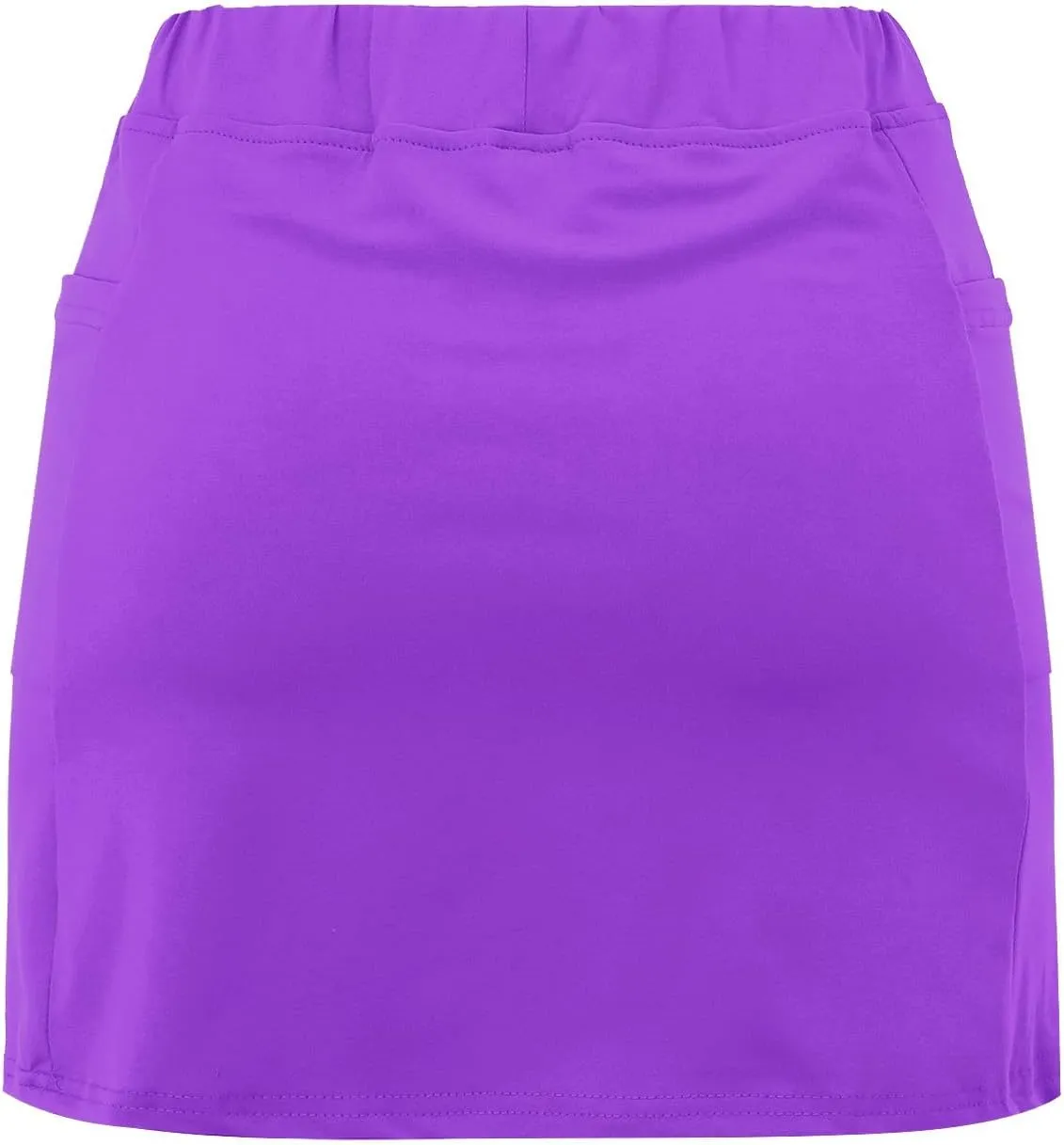 aihihe Pleated Skirts for Women Plus Size Pink Womens Shorts Casual Long Length Tennis Dress with Pockets Plus Size