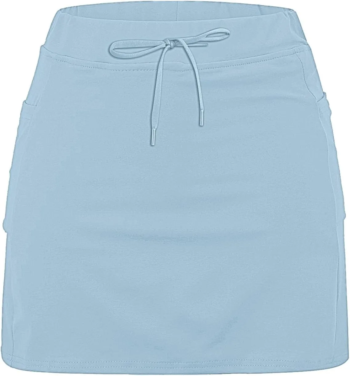 AMDBEL Womens Skorts with Pockets Tummy Control,Athletic Skorts for Women Tummy Control Stretchy High Waist Skorts Shorts
