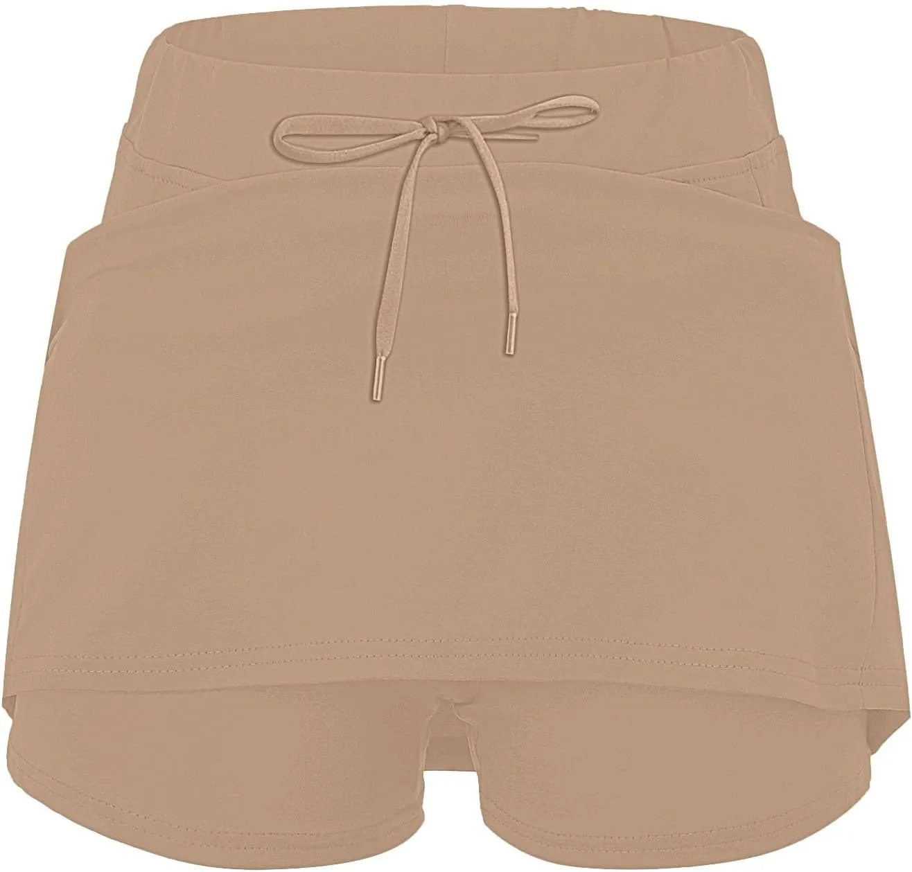 AMDBEL Womens Skorts with Pockets Tummy Control,Athletic Skorts for Women Tummy Control Stretchy High Waist Skorts Shorts
