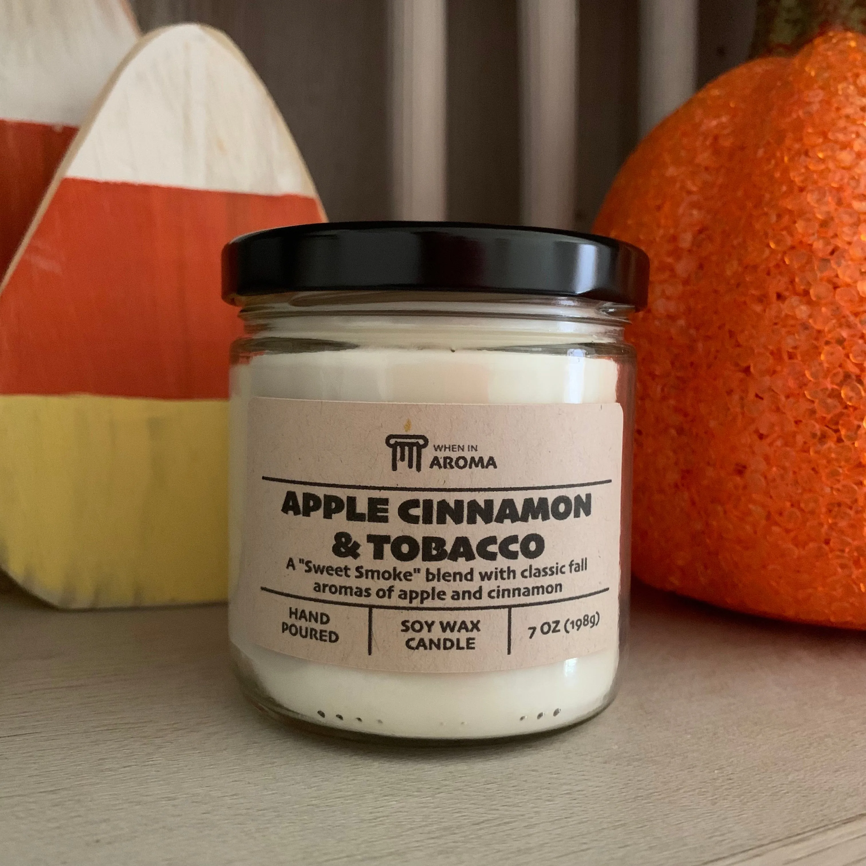 Apple Cinnamon & Tobacco Soy Candle