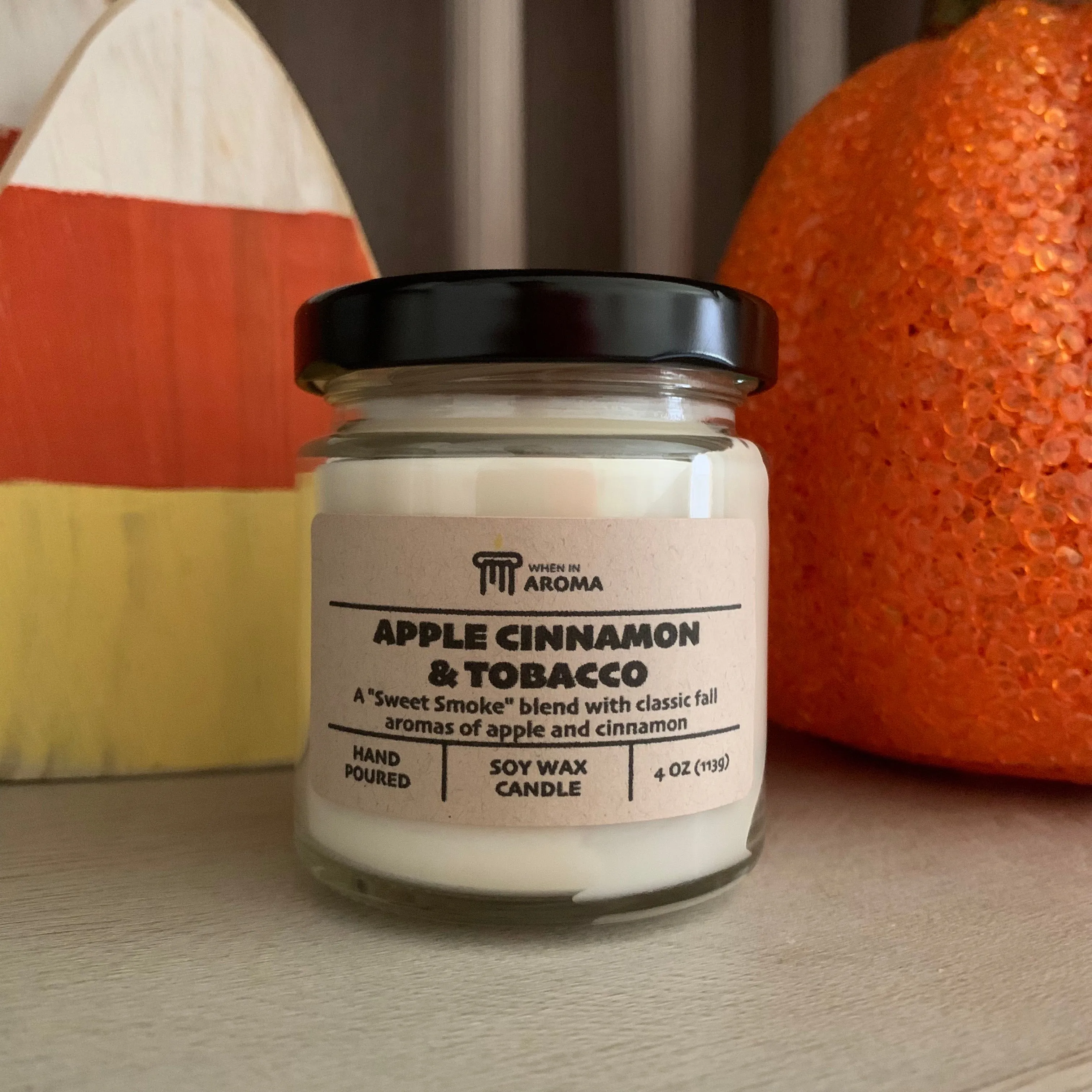 Apple Cinnamon & Tobacco Soy Candle
