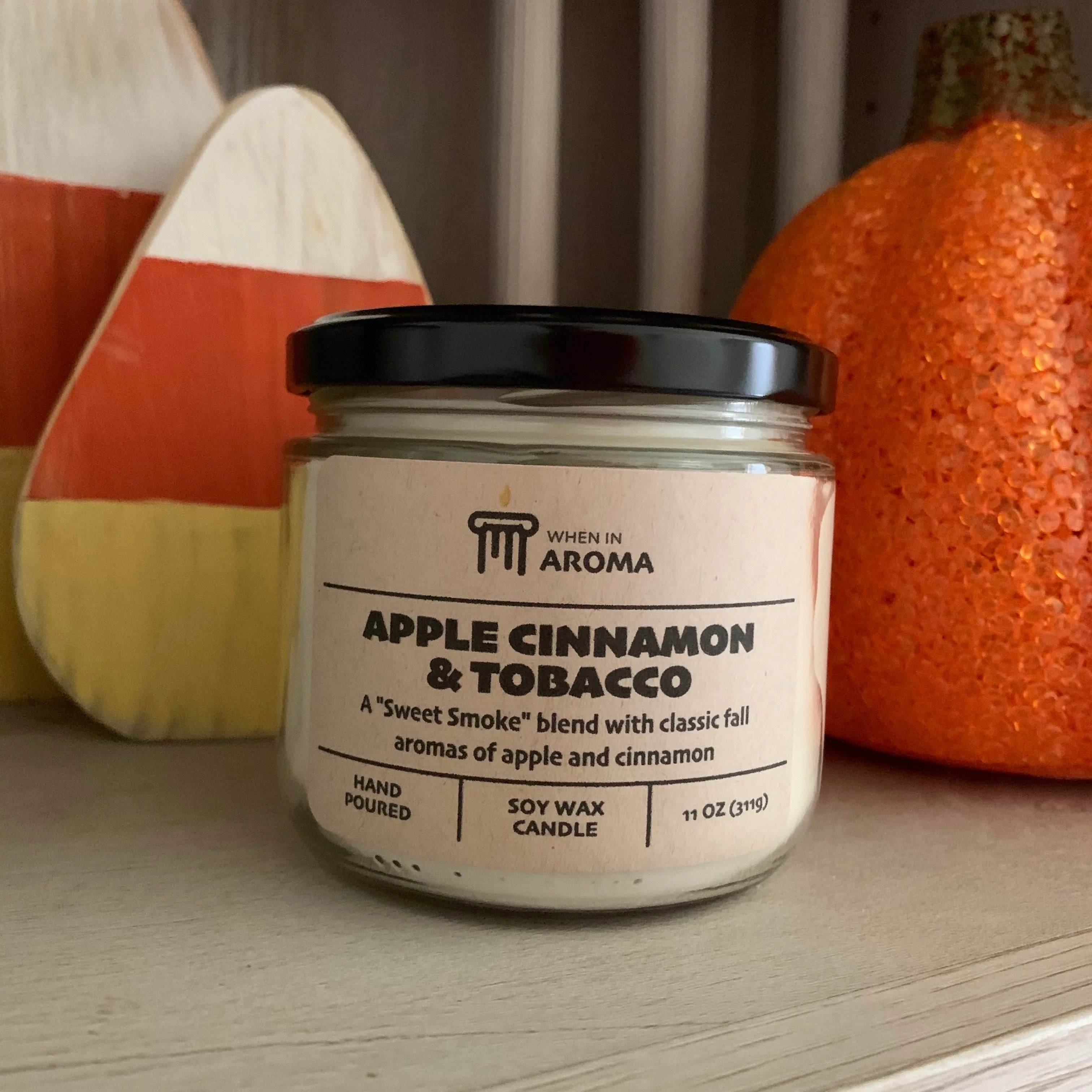 Apple Cinnamon & Tobacco Soy Candle