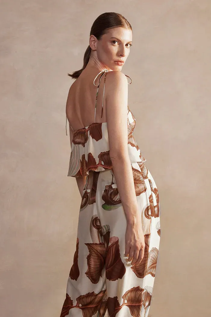 Arisaema Cropped Blouse