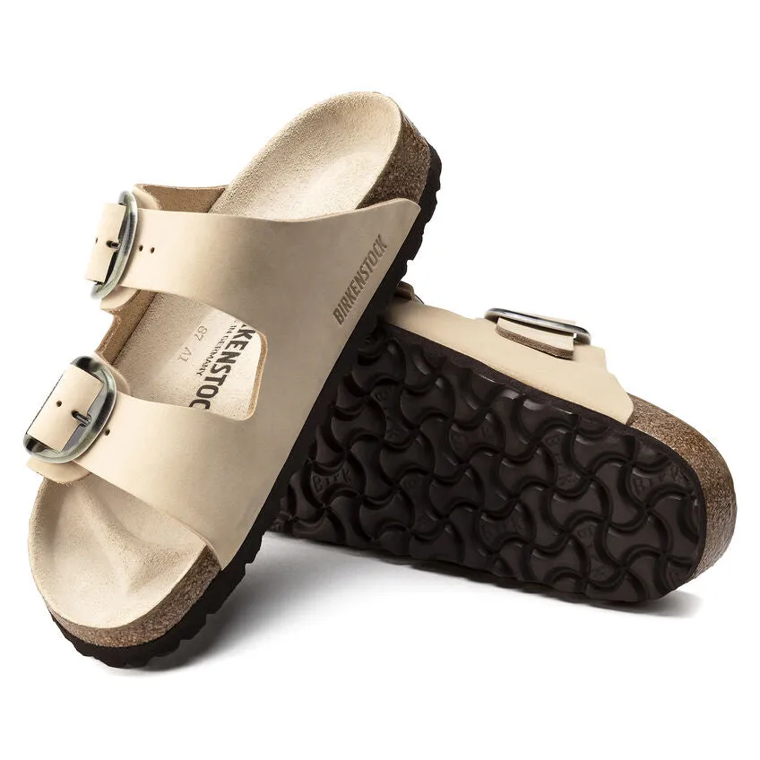 Arizona Big Buckle Nubuck Leather Almond