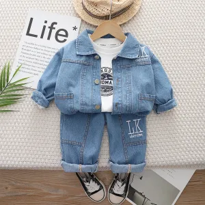Baby Boy Clothing Sets Denim Jacket and Pants
