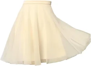 BABYONLINE D.R.E.S.S. Tulle Tutus Skirts for Women Knee Length Skirts Casual Aline Slirts Cute Puffy Wedding Prom Skirts
