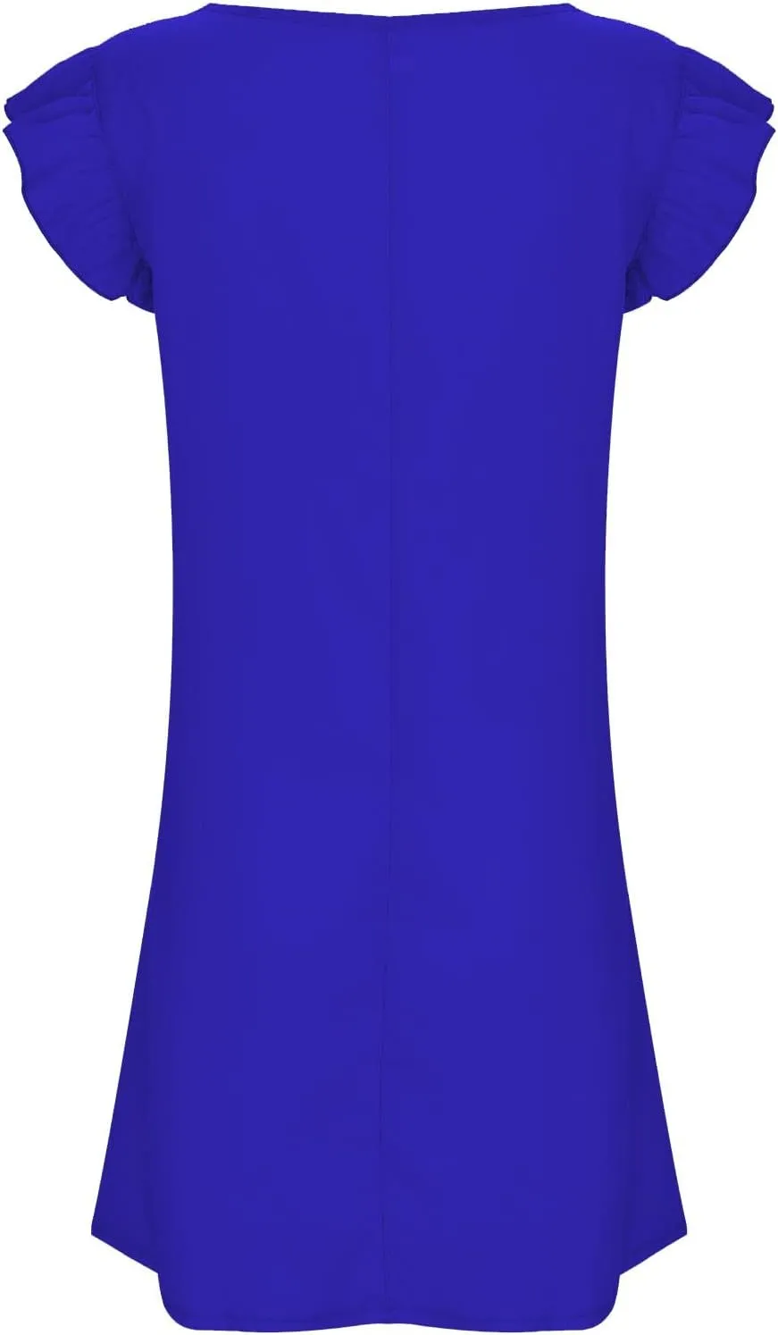 Beach Dresses for Women Plus Size Lounge Ruffles Cap Sleeveless Mini Dress Gift Solid Cruise Outfits for Women 2025