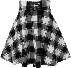 Black Skirt for Women Midi Skirt Elastic High Waist Flowy Pleated Skirt a Line Mesh Fairy Skirts Bohemian Dress