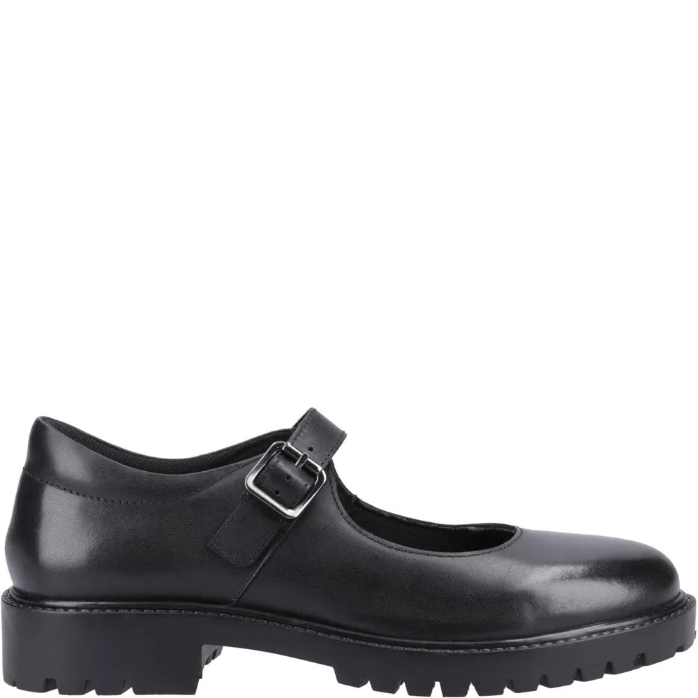 Black/Black Aurora Senior School Shoes
