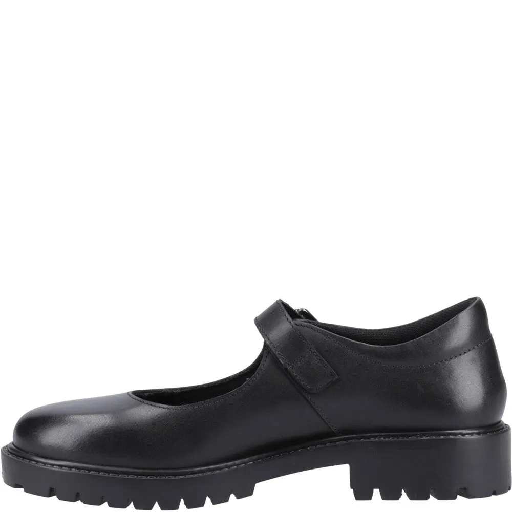 Black/Black Aurora Senior School Shoes
