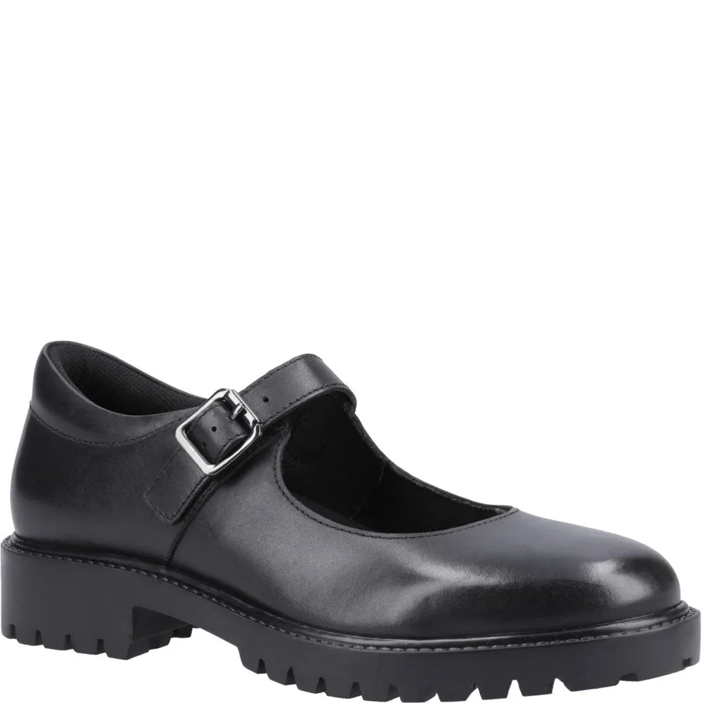 Black/Black Aurora Senior School Shoes