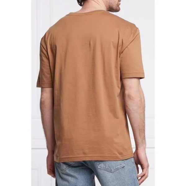 BOSS RELAXED-FIT T-SHIRT IN COTTON WITH CONTRAST LOGO