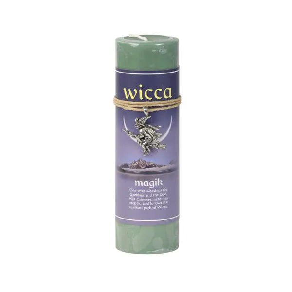 Candle & Pendant - Wicca - Magik