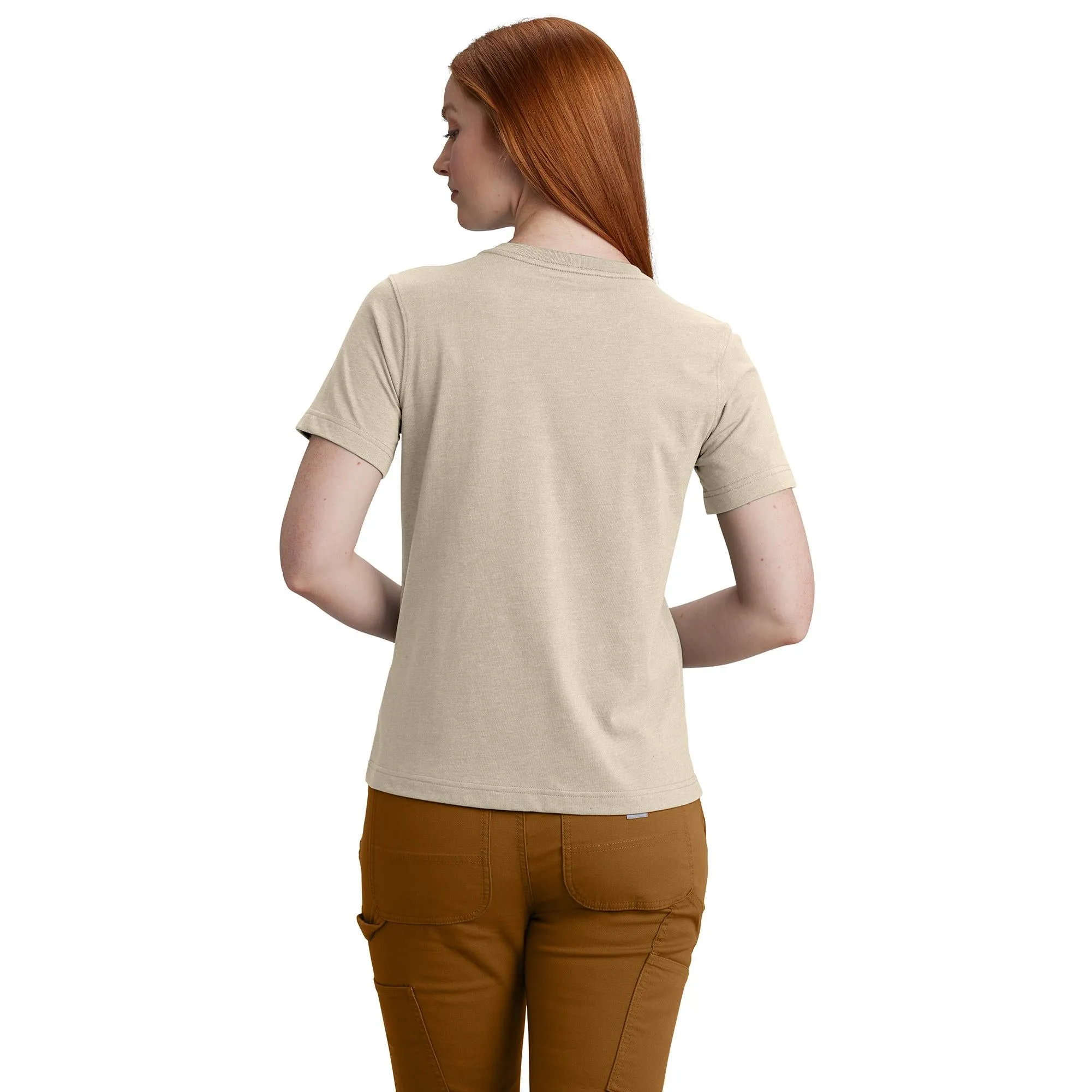 Carhartt Women's Relaxed Fit Lightweight Chest Pocket Short Sleeve T-Shirt