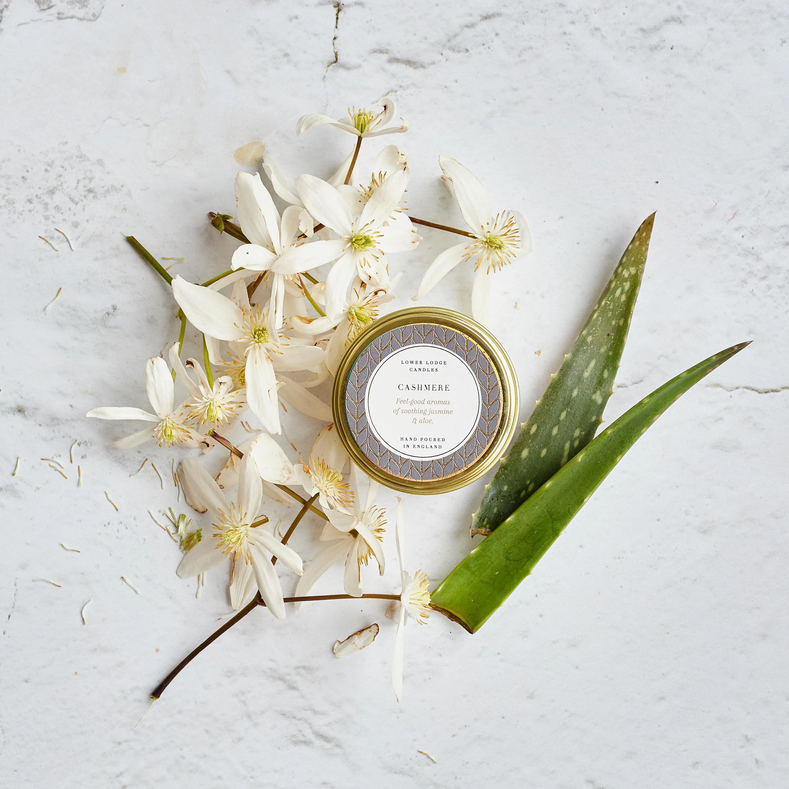 Cashmere Scented Tin Candle