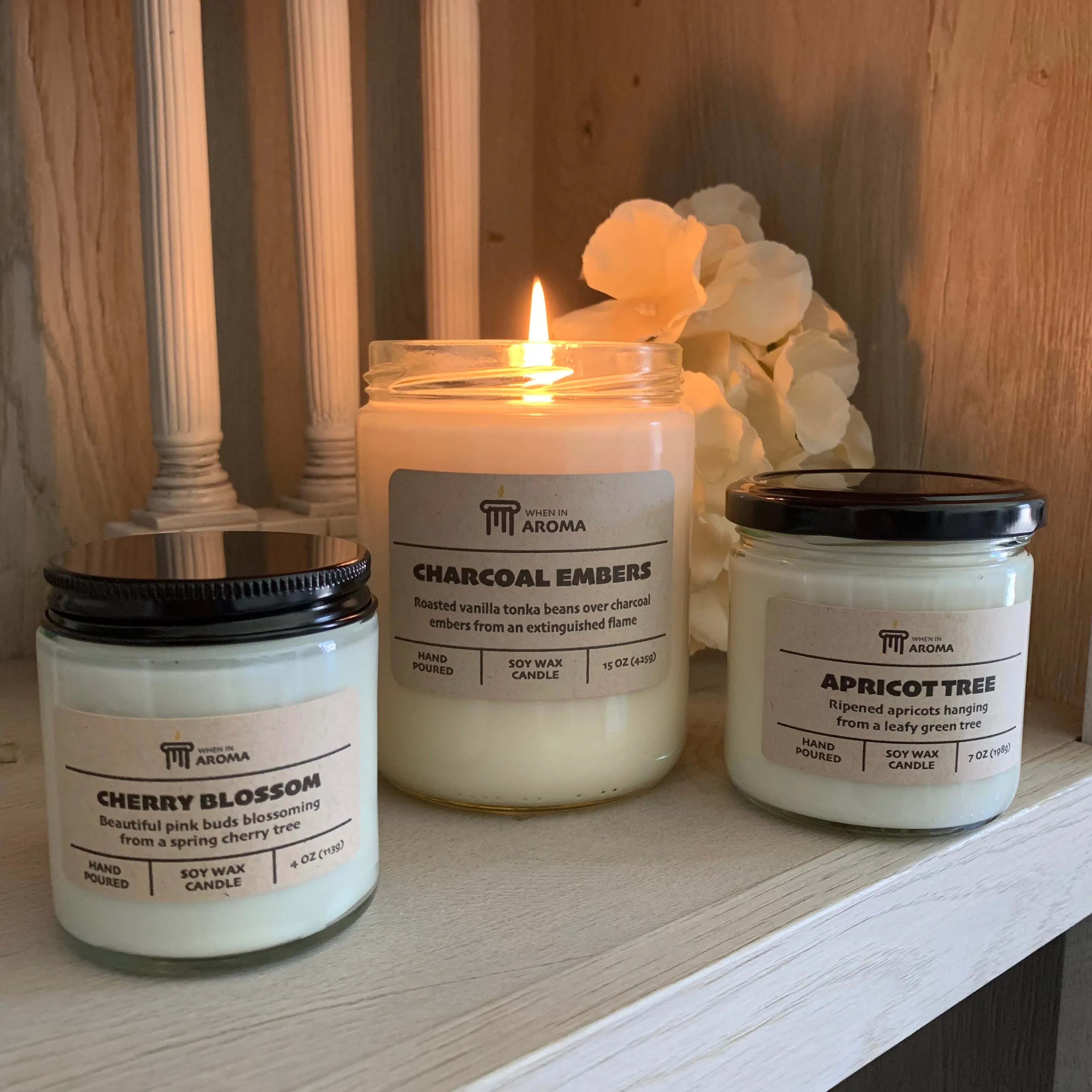 Charcoal Embers Soy Candle