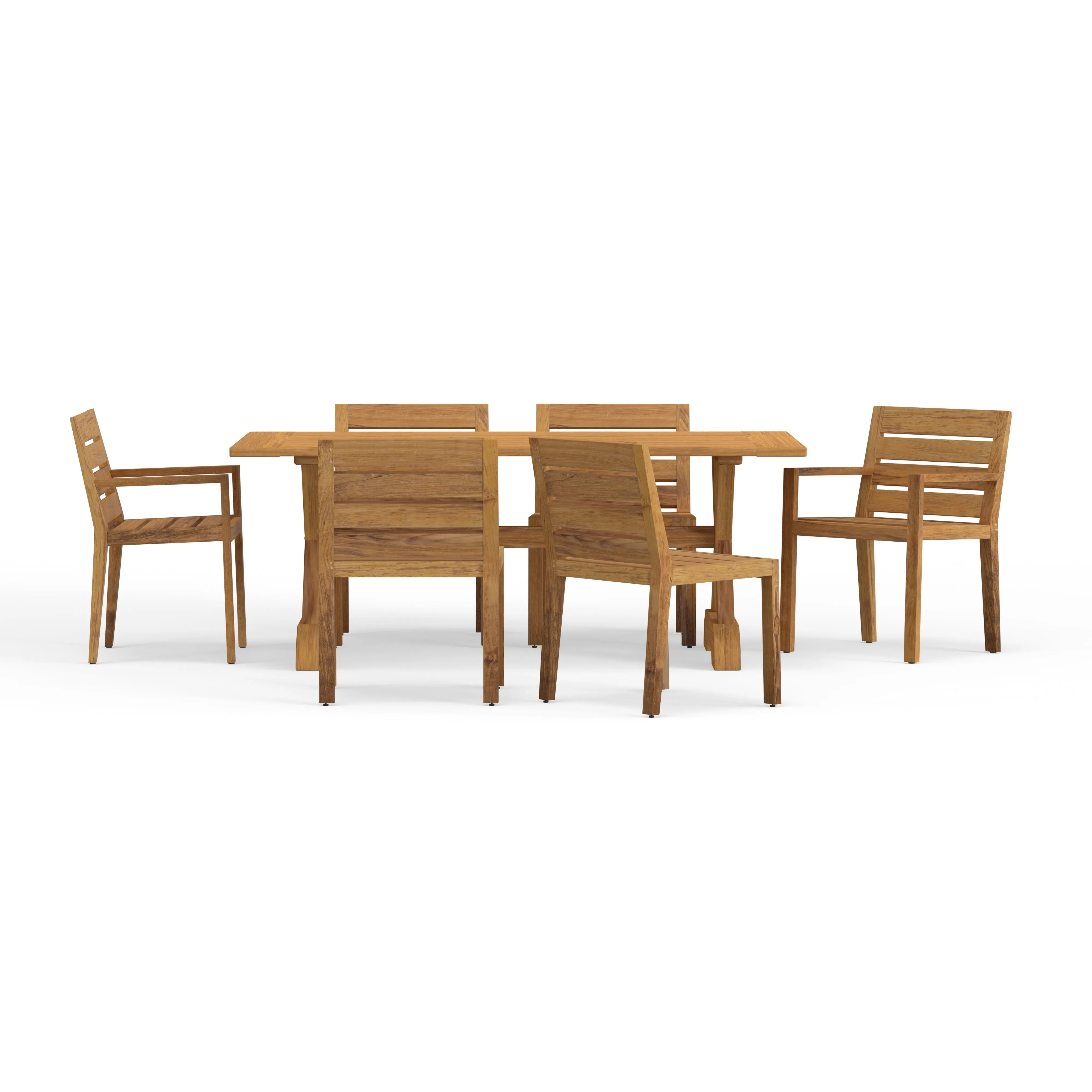 Charleston Outdoor Trestle Dining Table