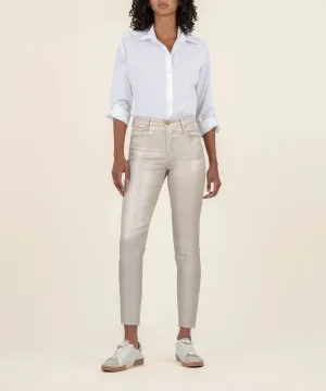 Charlize High Rise Fab Ab Coated Jean