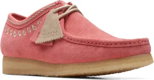 Clarks Originals Wallabee Low Men's Pink Embroidery Suede 26170539