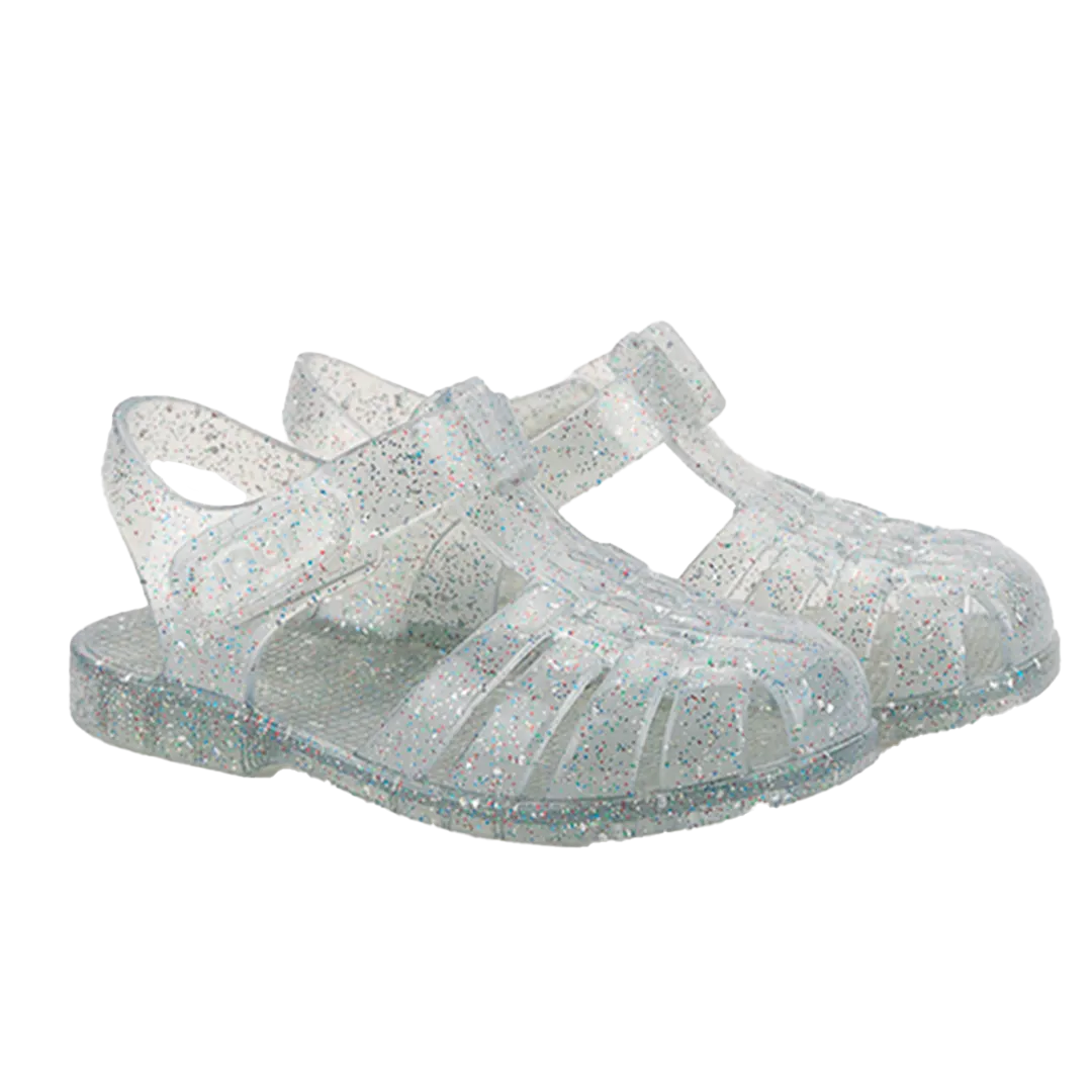 Classic Crystal Shoe - Transparent Multi Glitter