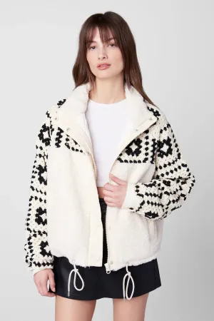 crochet   sherpa jacket