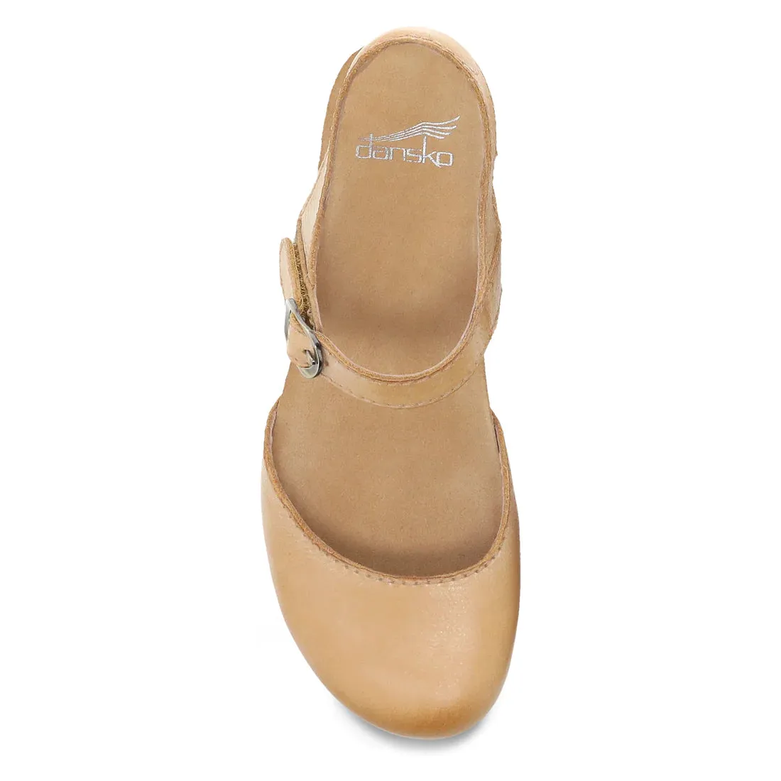 Dansko Women's Tiffani Sandal - Tan Milled Burnished