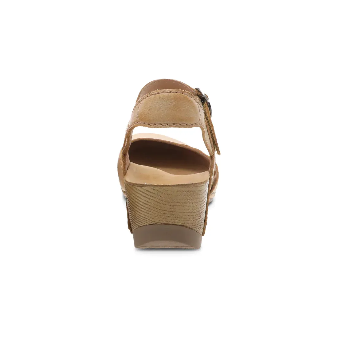 Dansko Women's Tiffani Sandal - Tan Milled Burnished