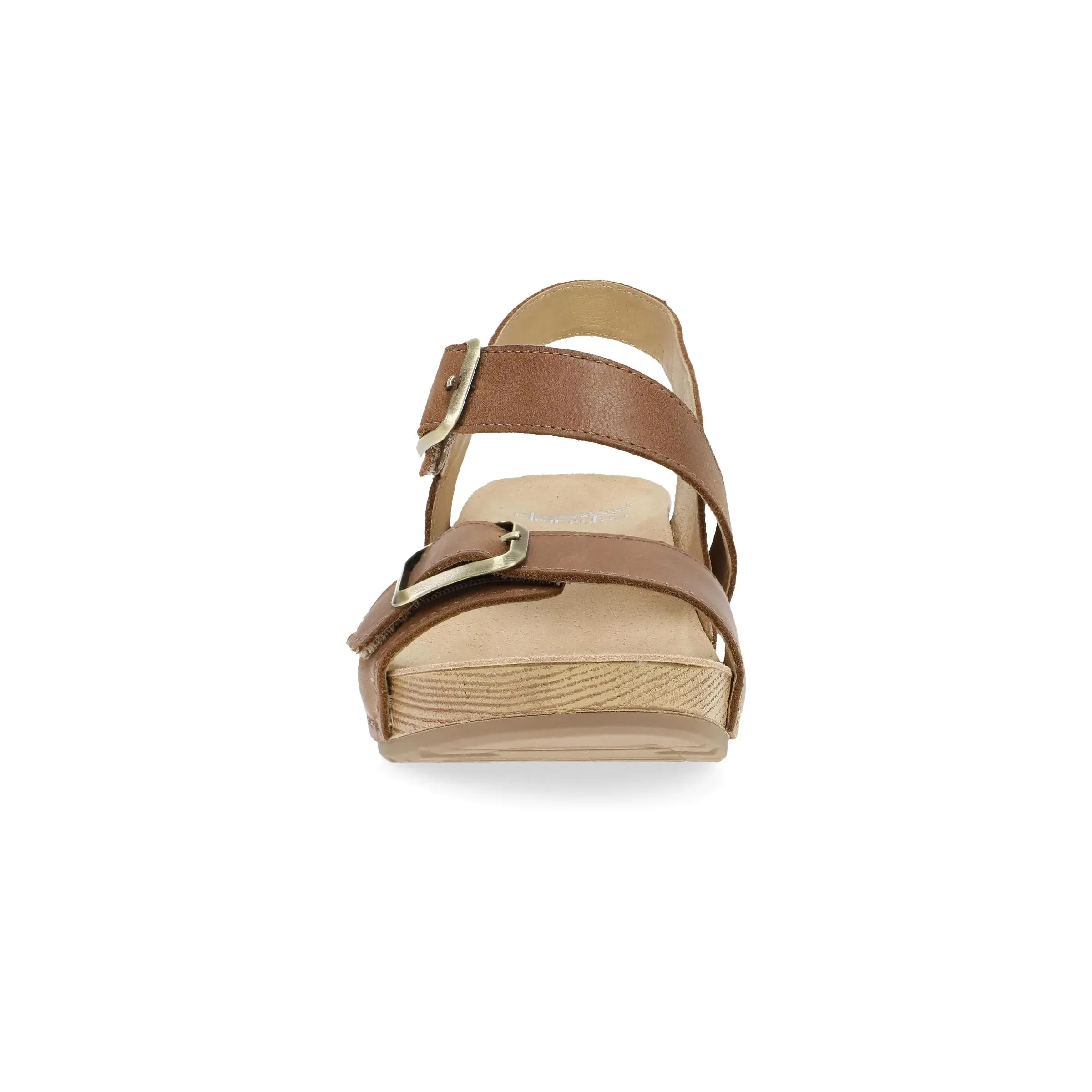 Dansko Women's Trinity Nubuck Sandal - Tan Burnished