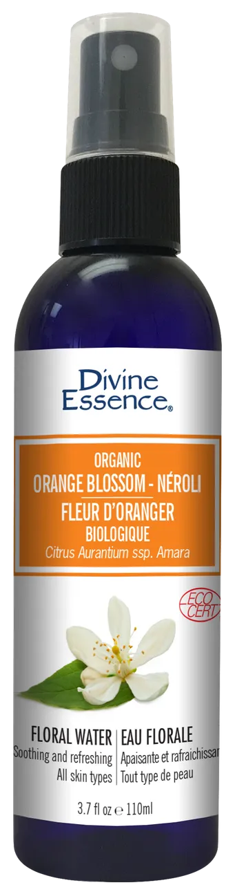 Divine Essence Organic Orange Blossom Floral Water - Neroli (110ml)