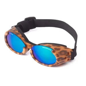 Doggles ILS Goggles - Leopard Frame - Mirror Green Lens