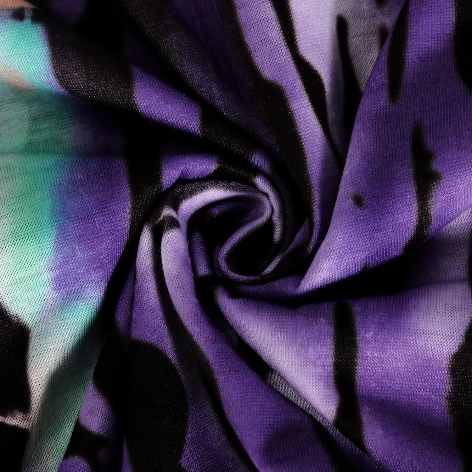 Dresses for Women 2025 Summer Casual Loose Fit Short Sleeve Crew Neck Maxi Dress Vintage Tie-Dye Print Beach Dress