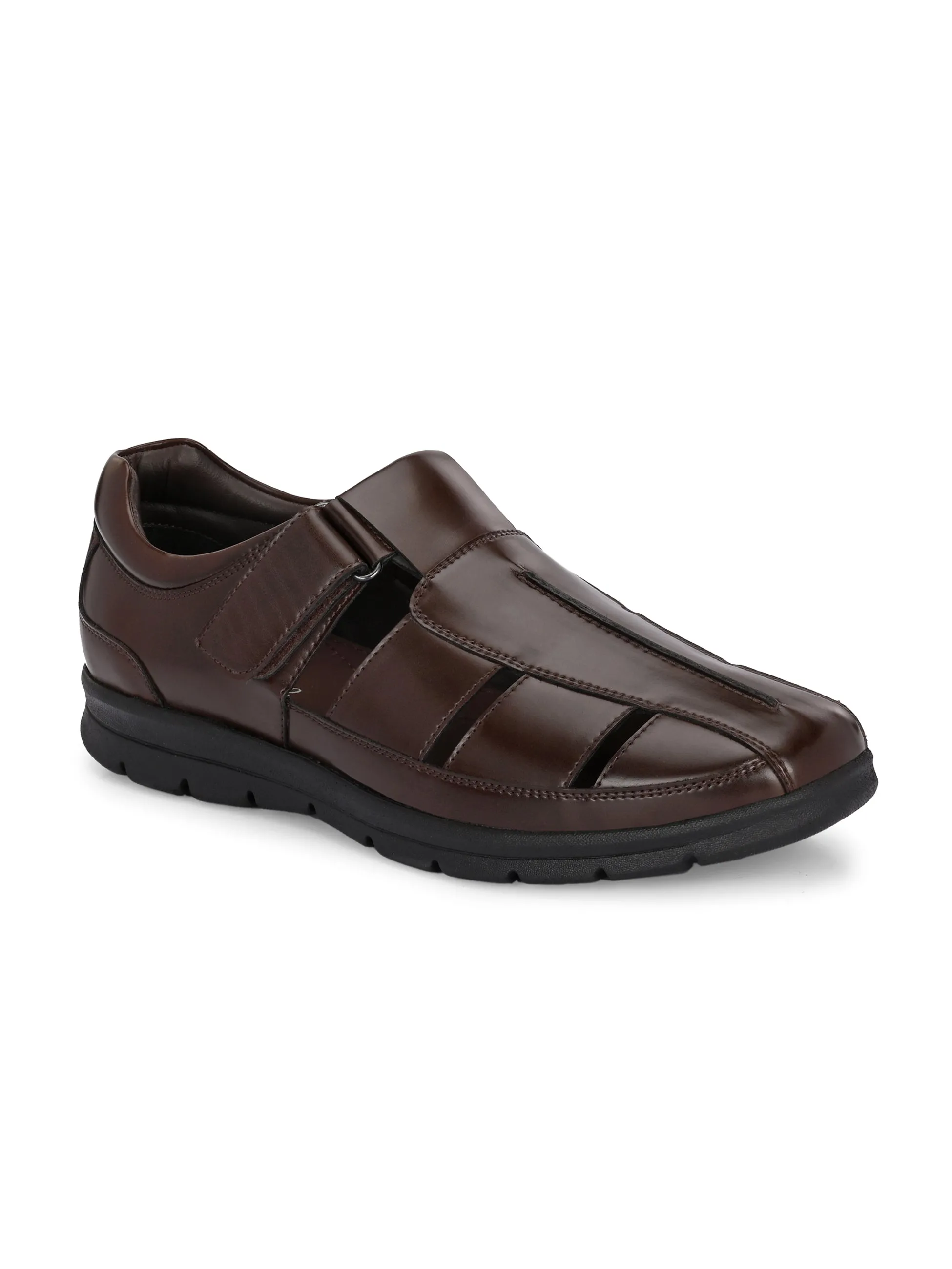 Essential Brown Multi-Strap Sandals