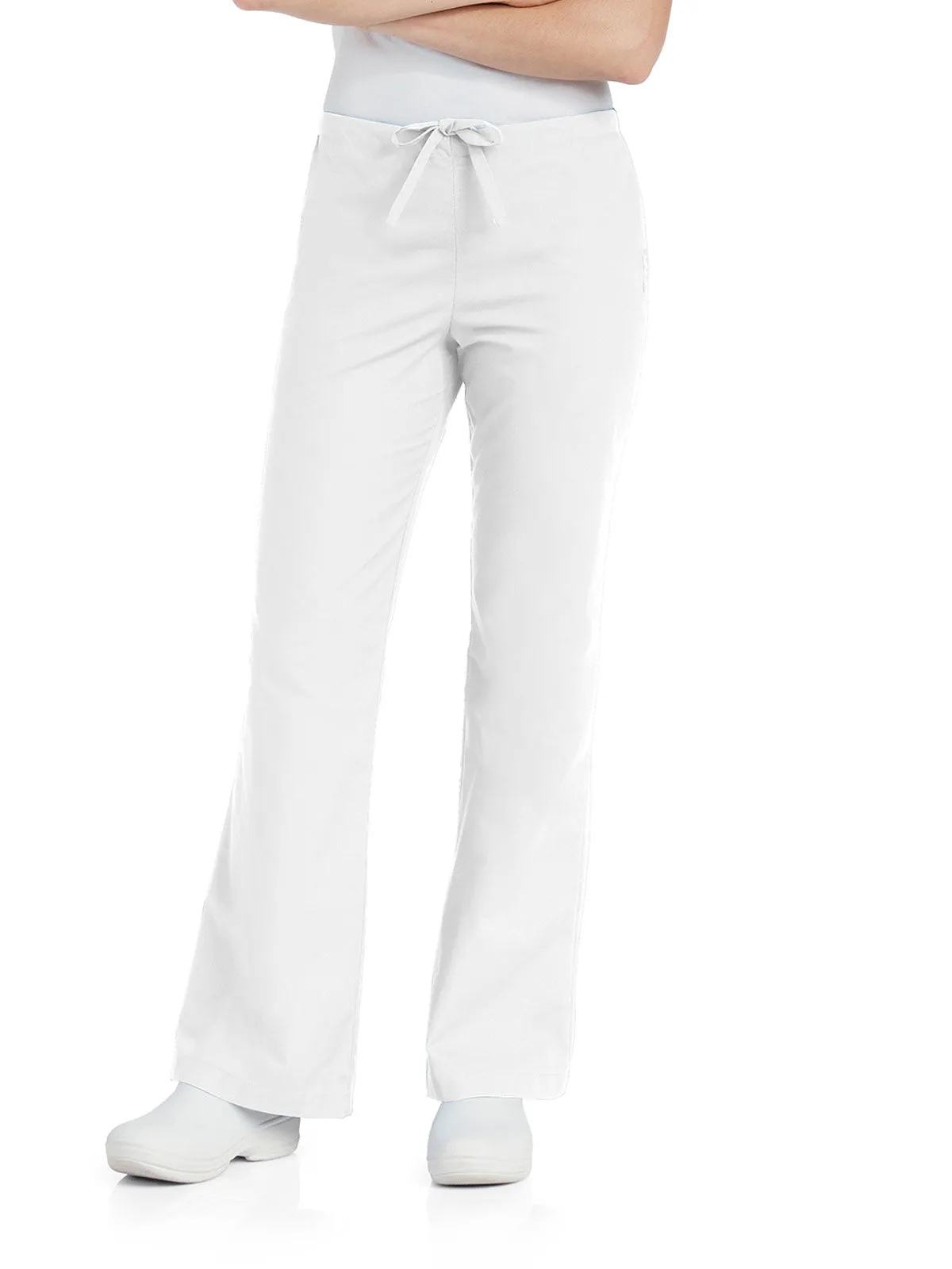 Essentials - Women's Natural Fit Flare Leg Scrub Pants
