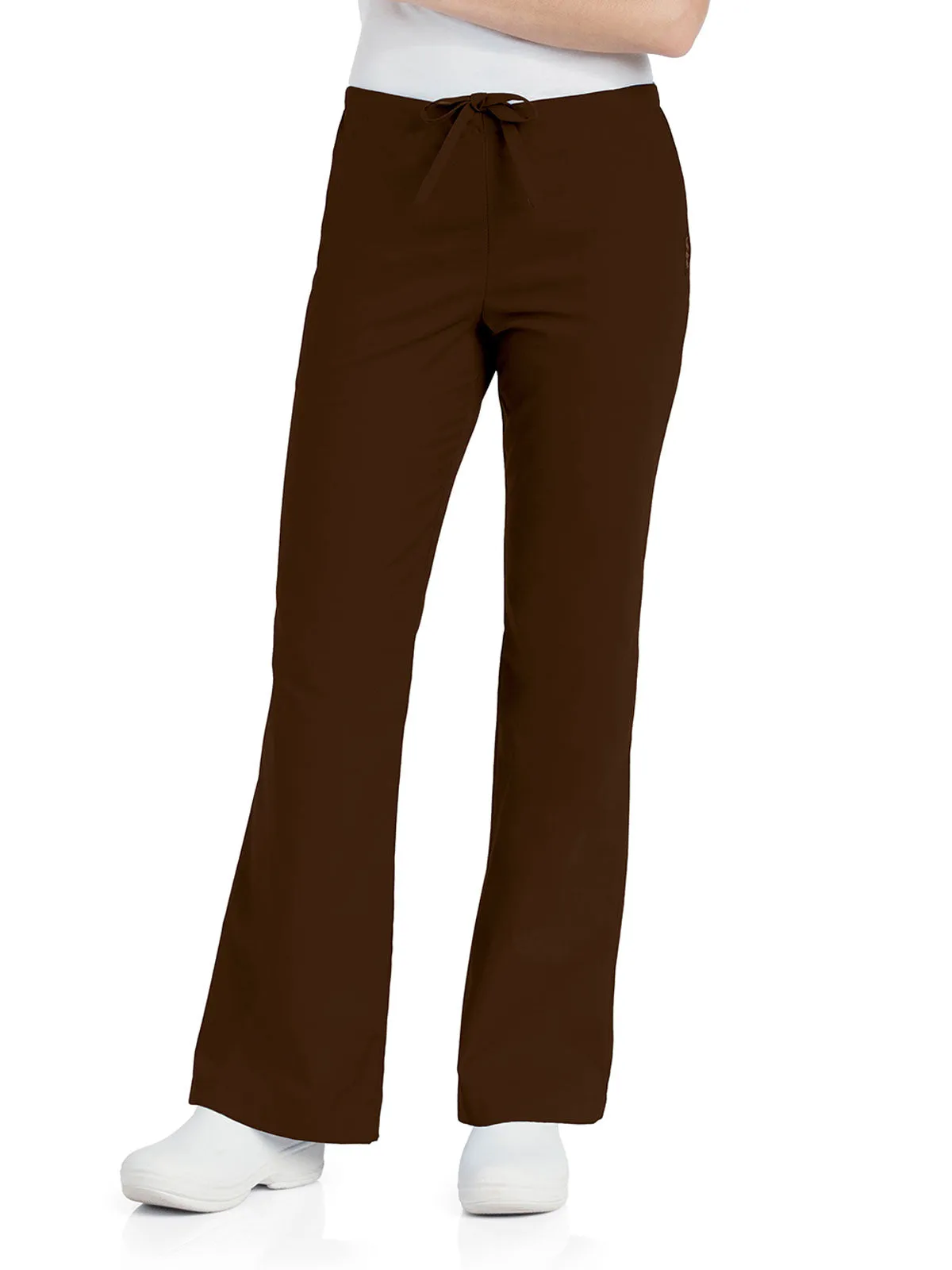 Essentials - Women's Natural Fit Flare Leg Scrub Pants