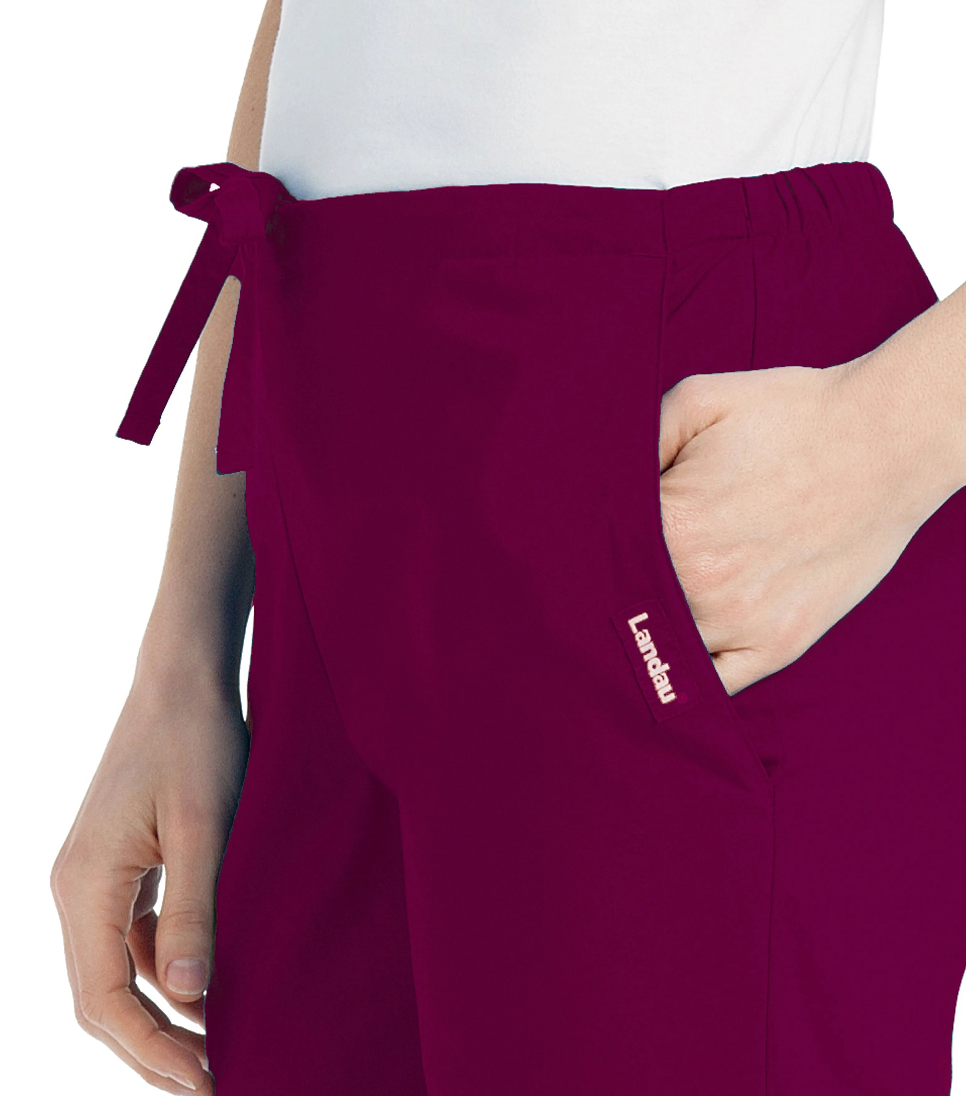 Essentials - Women's Natural Fit Flare Leg Scrub Pants