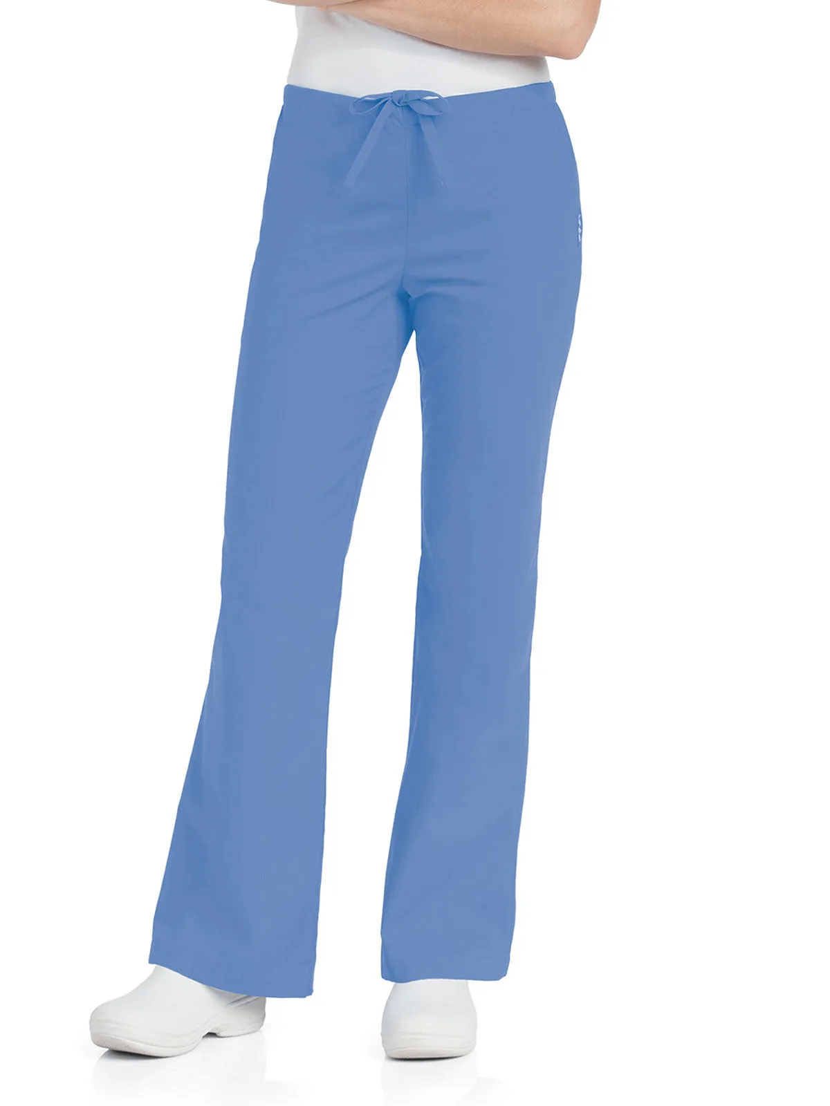 Essentials - Women's Natural Fit Flare Leg Scrub Pants