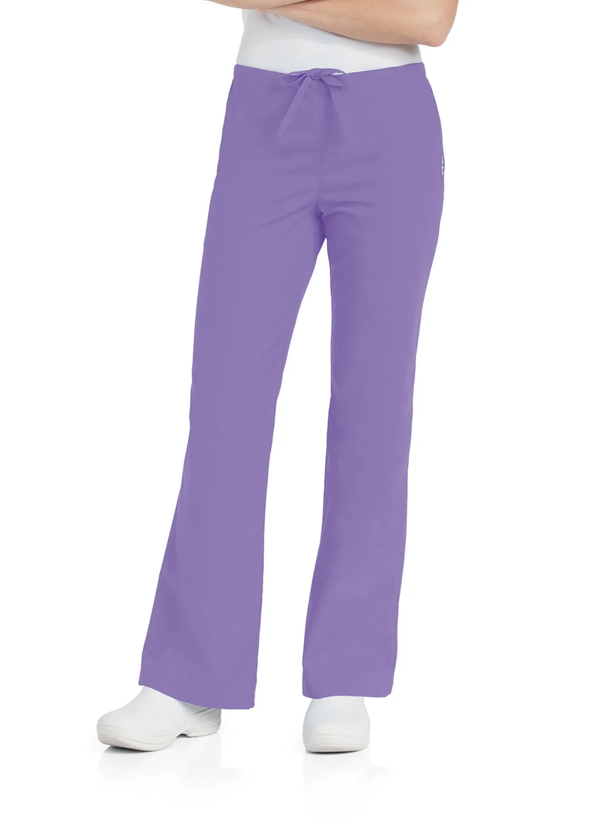 Essentials - Women's Natural Fit Flare Leg Scrub Pants