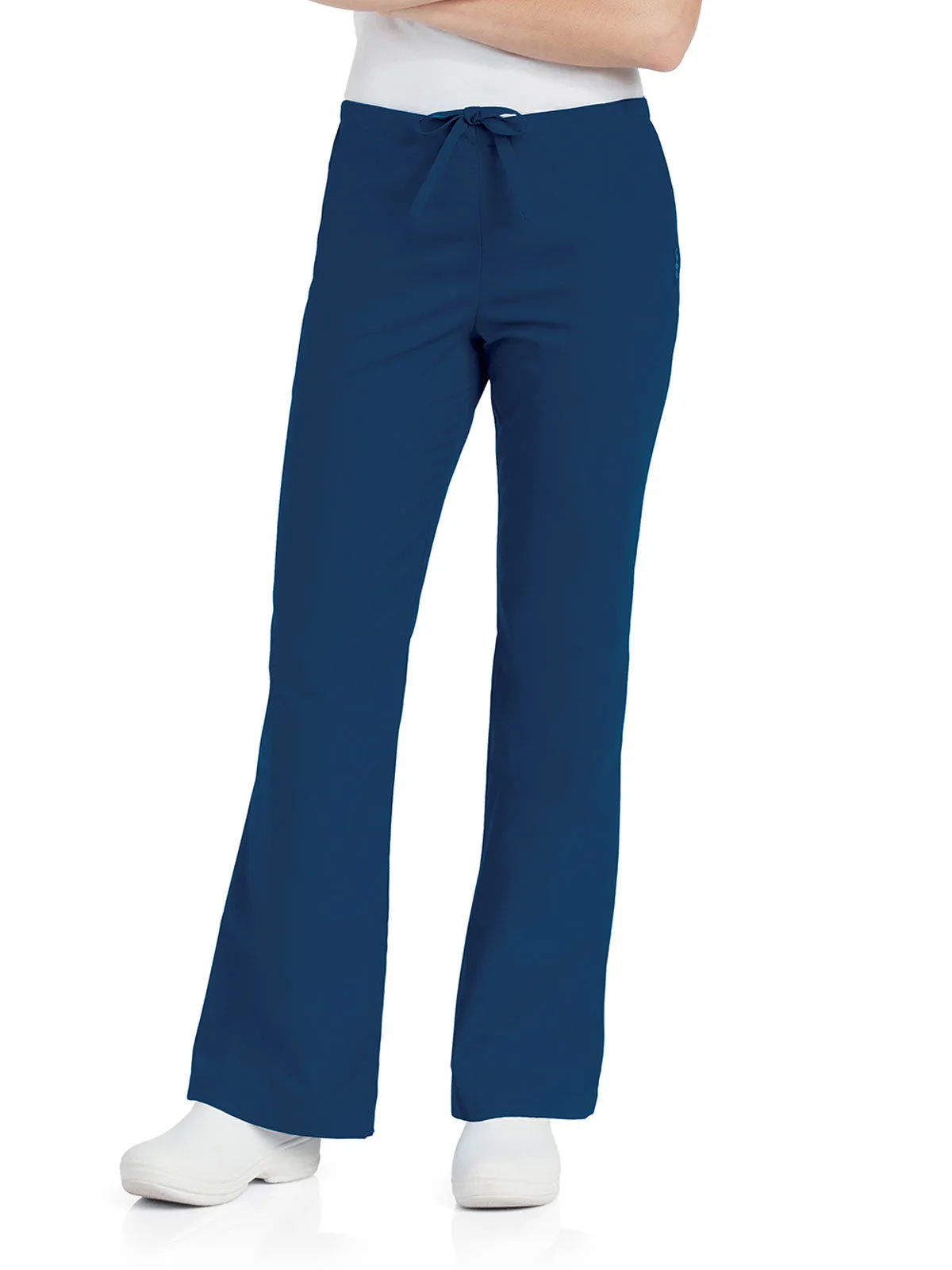 Essentials - Women's Natural Fit Flare Leg Scrub Pants