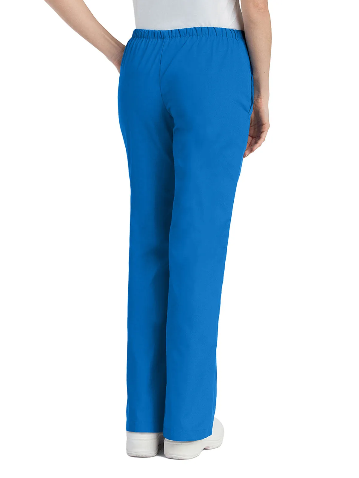 Essentials - Women's Natural Fit Flare Leg Scrub Pants