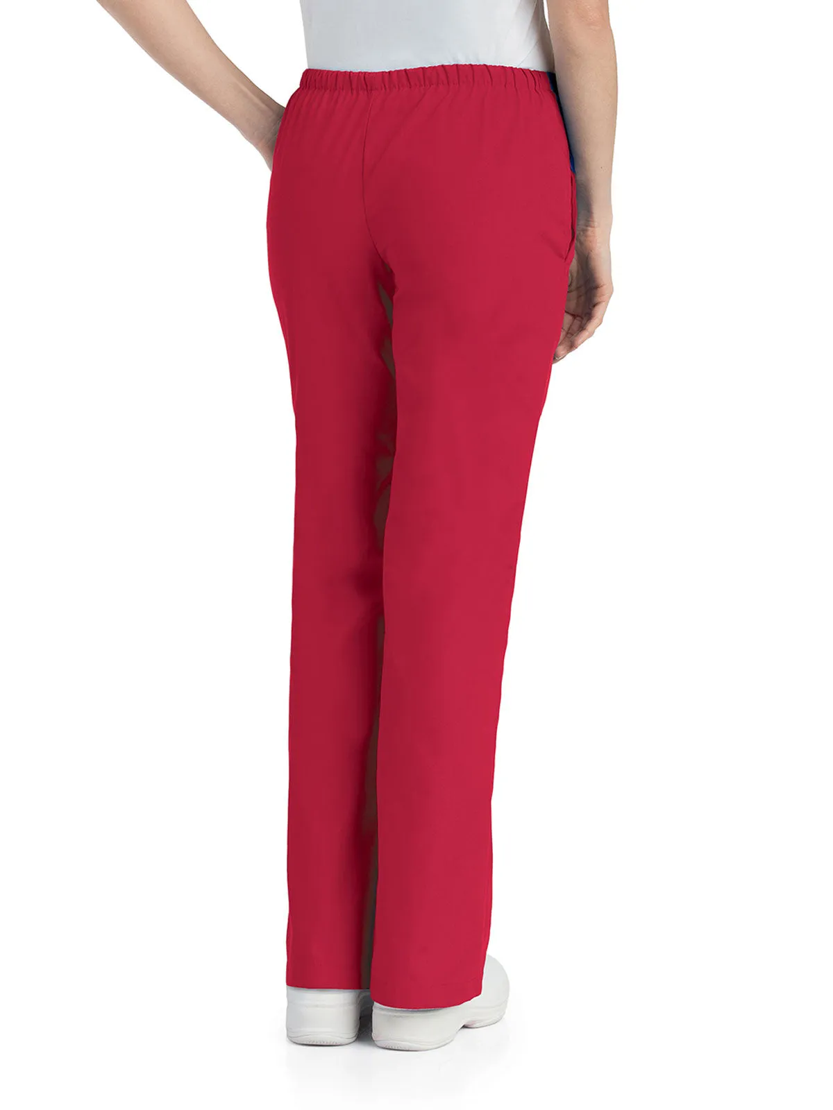 Essentials - Women's Natural Fit Flare Leg Scrub Pants