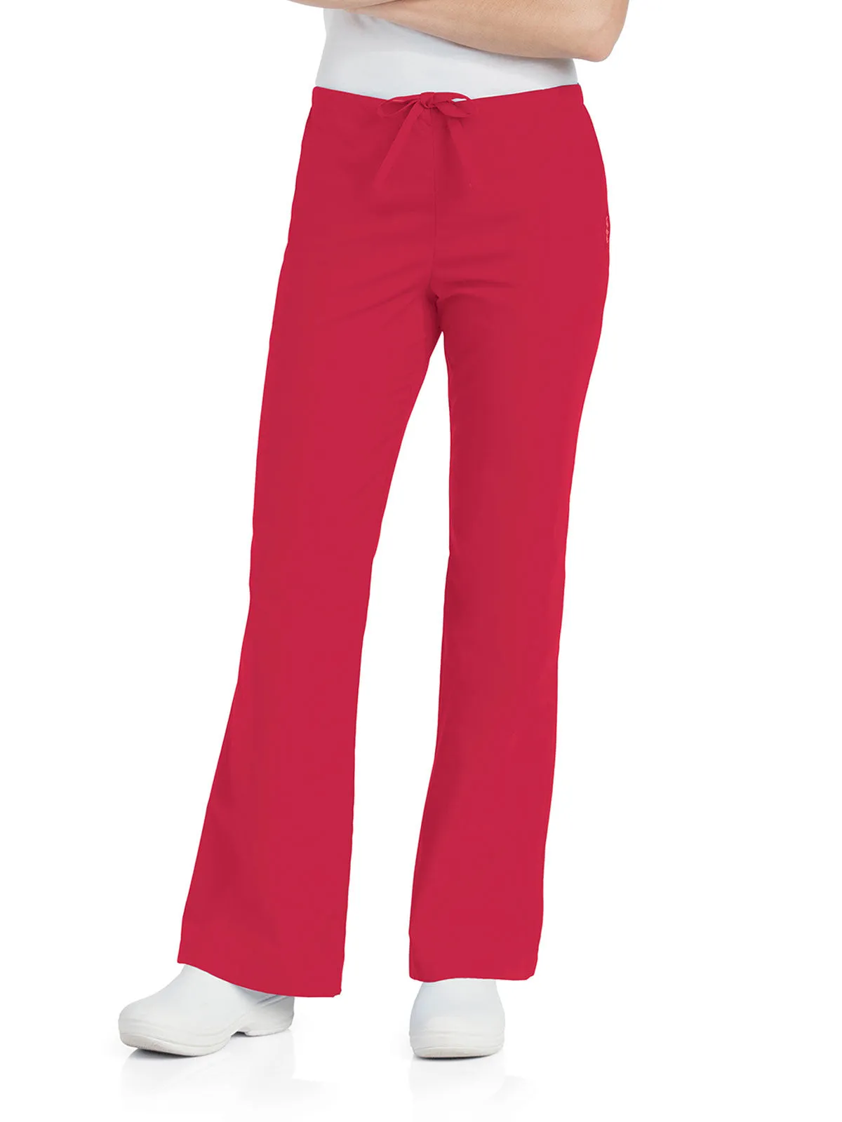 Essentials - Women's Natural Fit Flare Leg Scrub Pants