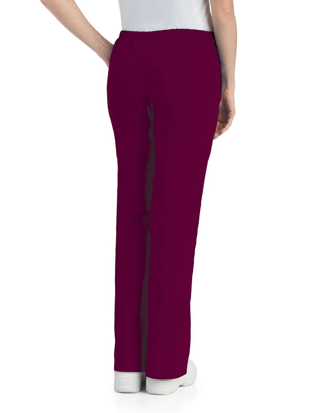 Essentials - Women's Natural Fit Flare Leg Scrub Pants