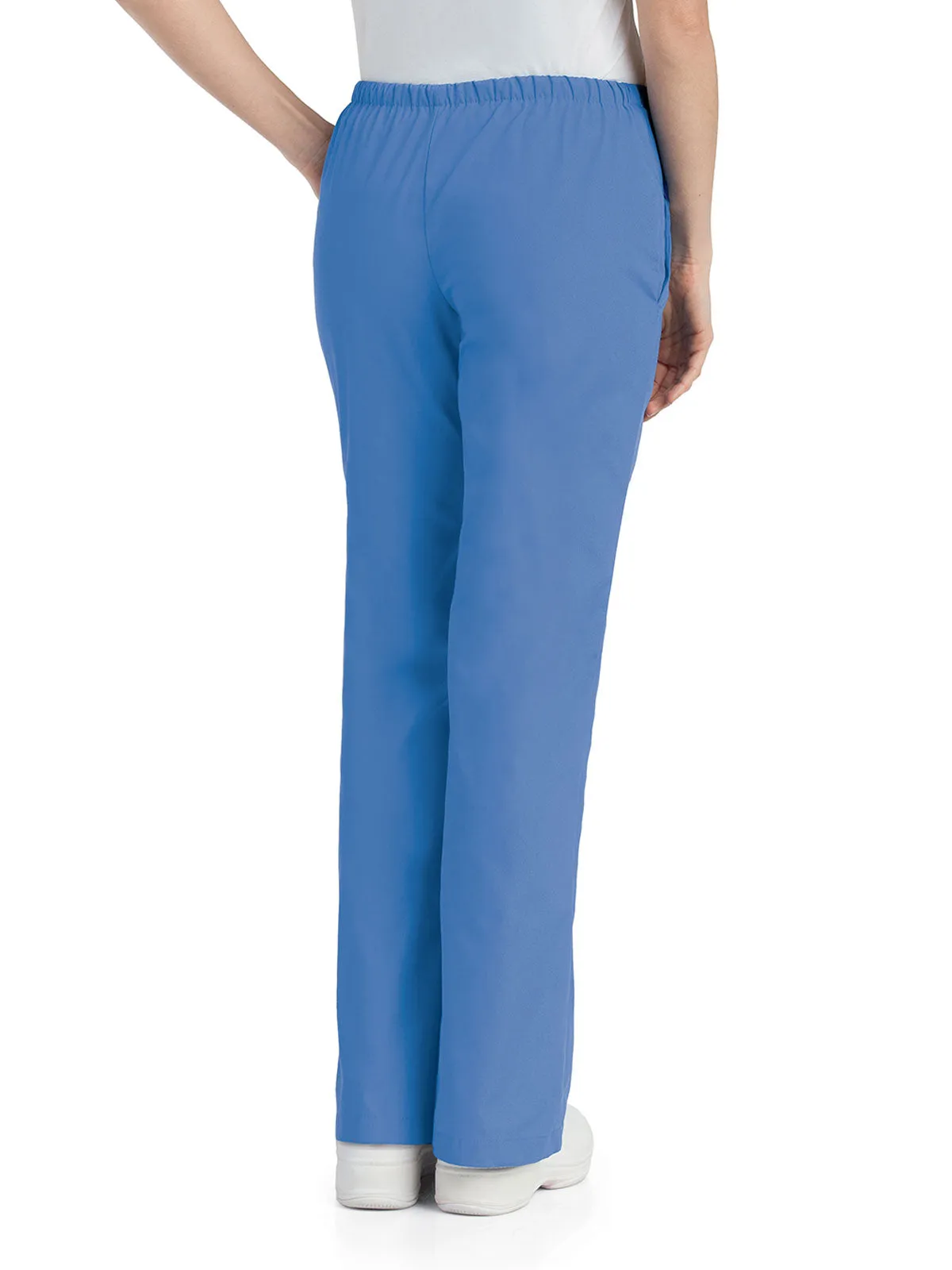 Essentials - Women's Natural Fit Flare Leg Scrub Pants