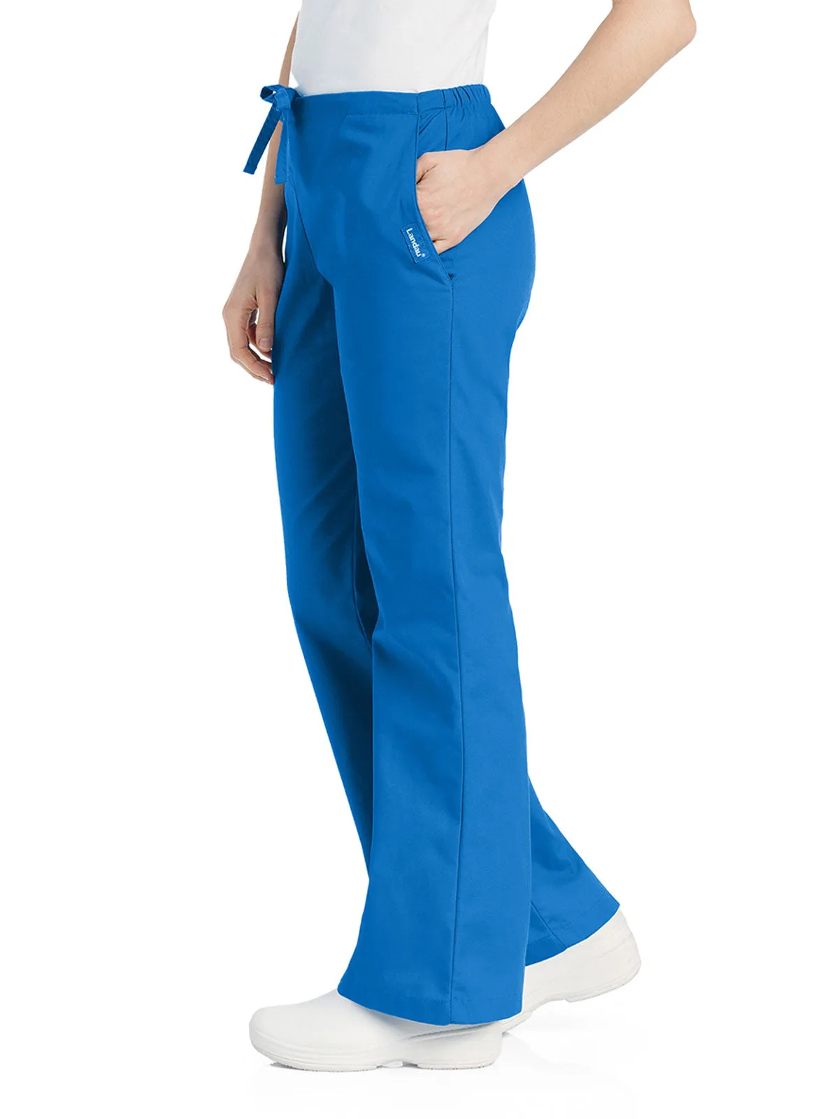 Essentials - Women's Natural Fit Flare Leg Scrub Pants