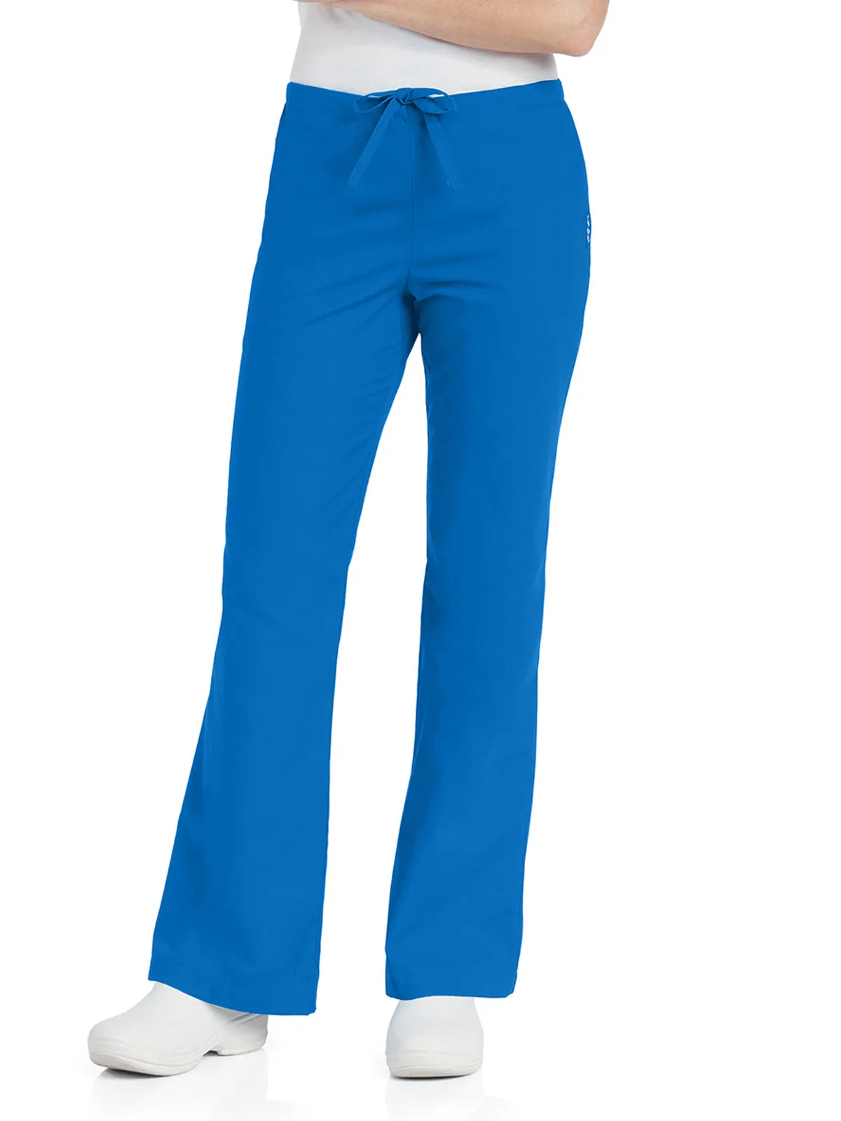 Essentials - Women's Natural Fit Flare Leg Scrub Pants