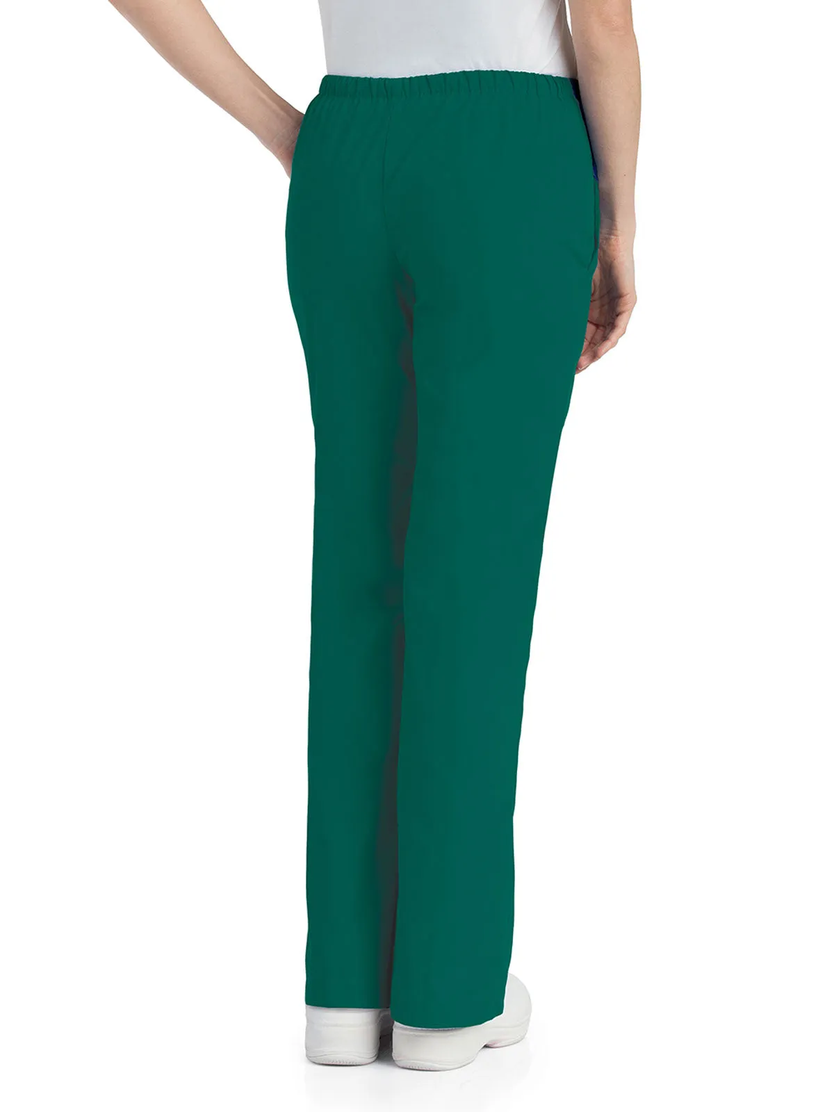 Essentials - Women's Natural Fit Flare Leg Scrub Pants