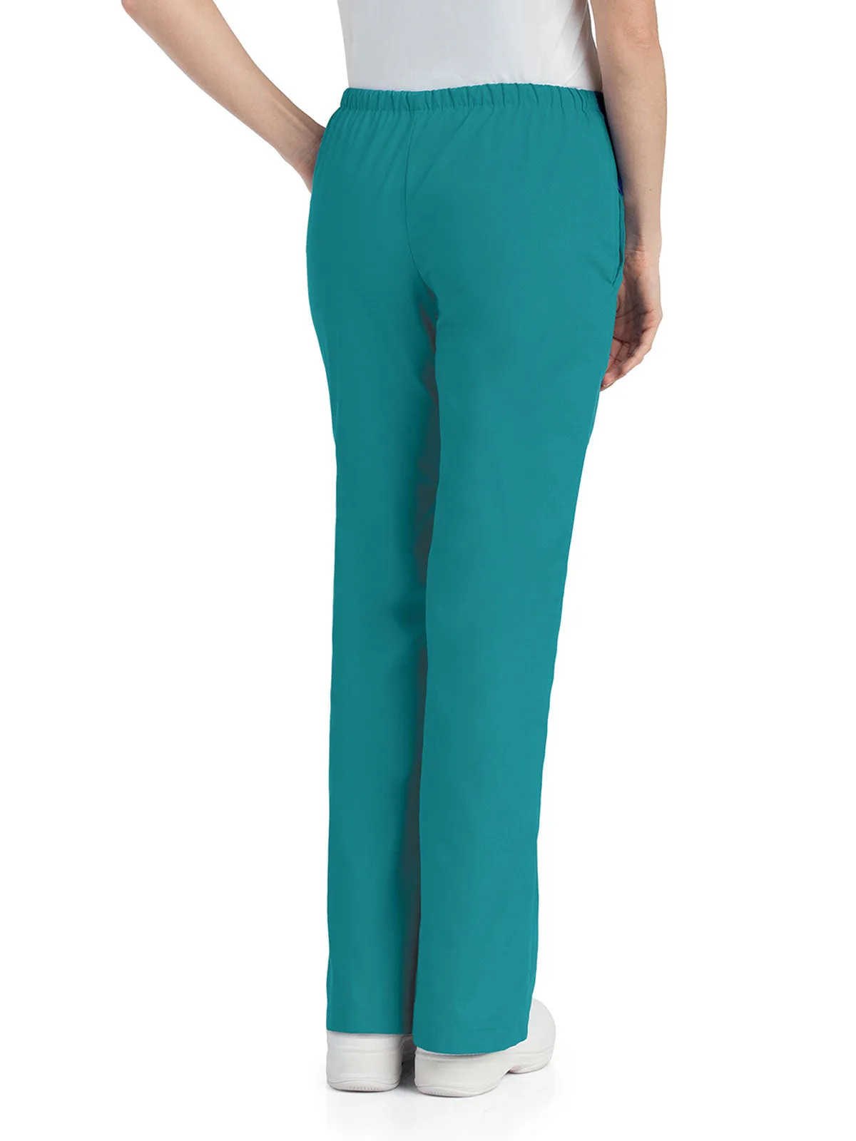 Essentials - Women's Natural Fit Flare Leg Scrub Pants