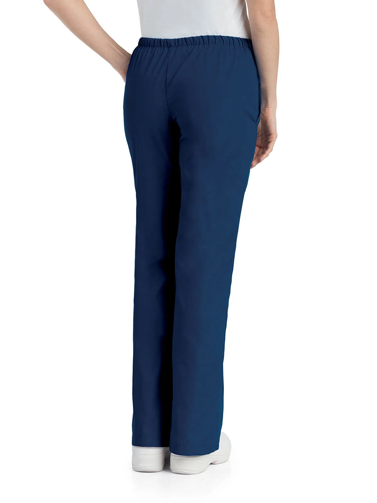 Essentials - Women's Natural Fit Flare Leg Scrub Pants