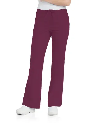 Essentials - Women's Natural Fit Flare Leg Scrub Pants